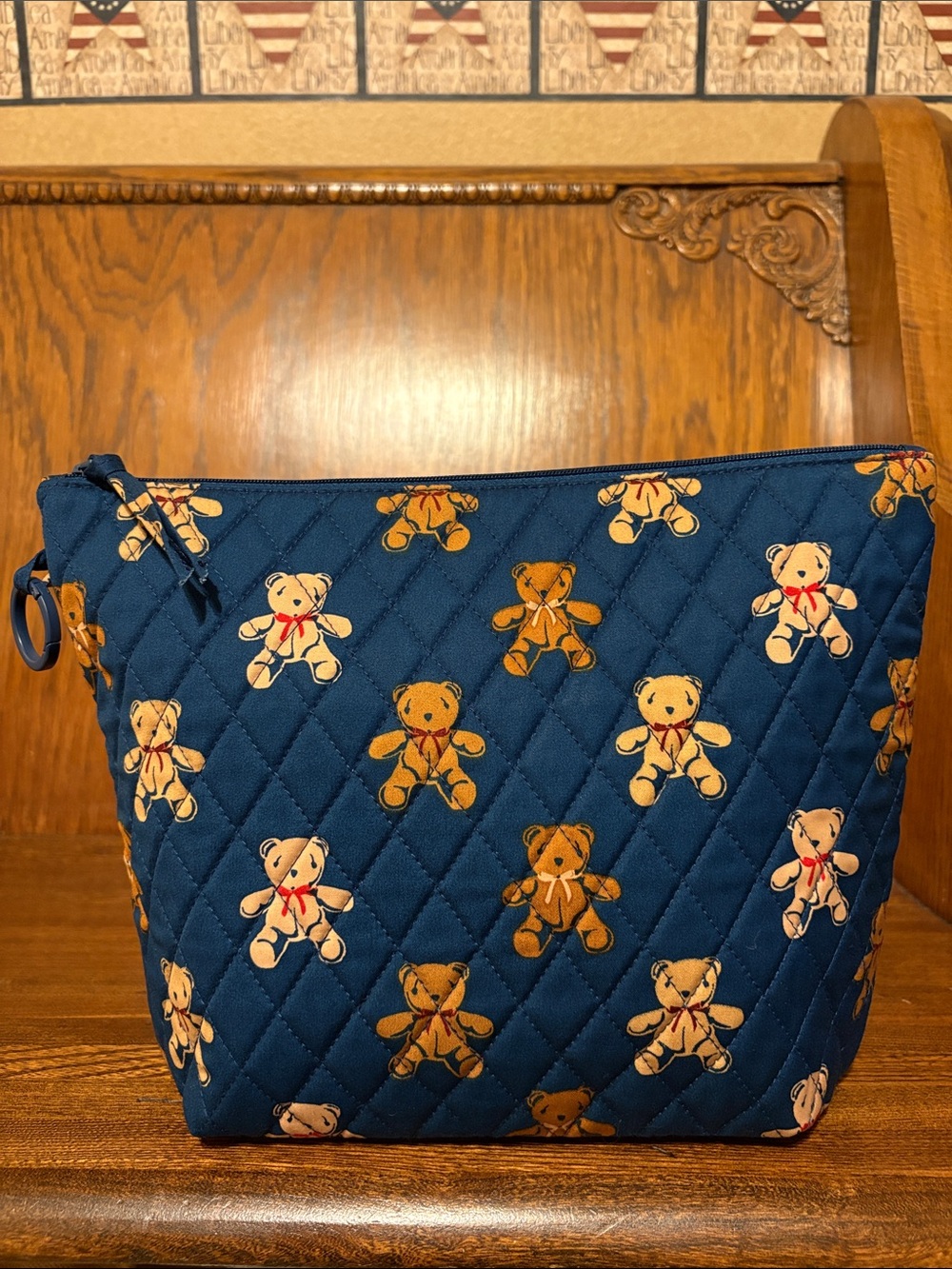 NWT-Vera Bradley-3 Pouch Organizer Set-Bunch of Bears 🐻 Print-$85 - Picture 7 of 14